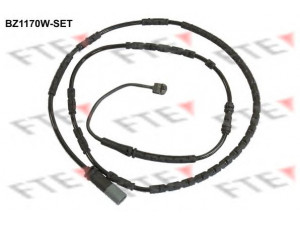 FTE BZ1170W-SET įspėjimo kontaktas, stabdžių trinkelių susidėvėjimas 
 Stabdžių sistema -> Susidėvėjimo indikatorius, stabdžių trinkelės
34 35 6 792 566