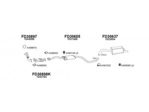 VENEPORTE 300301 išmetimo sistema