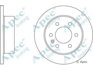 APEC braking DSK2449 stabdžių diskas 
 Dviratė transporto priemonės -> Stabdžių sistema -> Stabdžių diskai / priedai
9064230012, 2E0615601A
