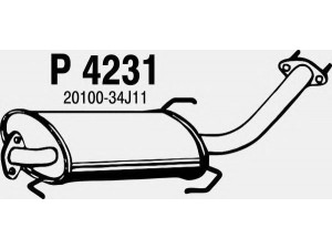 FENNO P4231 vidurinis duslintuvas
20100-34J11, 20100-34J25