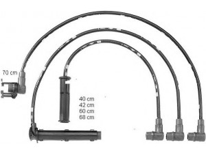 BERU ZEF737 uždegimo laido komplektas 
 Kibirkšties / kaitinamasis uždegimas -> Uždegimo laidai/jungtys