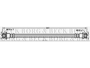 BORG & BECK BBH7872 stabdžių žarnelė 
 Stabdžių sistema -> Stabdžių žarnelės
51570-80J00