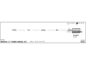 IMASAF 561000295 išmetimo sistema 
 Išmetimo sistema -> Išmetimo sistema, visa