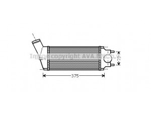 AVA QUALITY COOLING PE4342 tarpinis suslėgto oro aušintuvas, kompresorius 
 Variklis -> Oro tiekimas -> Įkrovos agregatas (turbo/superįkrova) -> Tarpinis suslėgto oro aušintuvas
0384G4, 0384G4