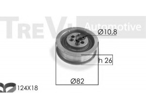 TREVI AUTOMOTIVE KD1043 paskirstymo diržo komplektas 
 Techninės priežiūros dalys -> Papildomas remontas