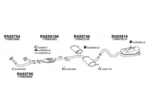 VENEPORTE 550531 išmetimo sistema 
 Išmetimo sistema -> Išmetimo sistema, visa