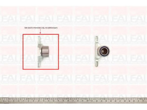 FAI AutoParts T2891 įtempiklio skriemulys, paskirstymo diržas