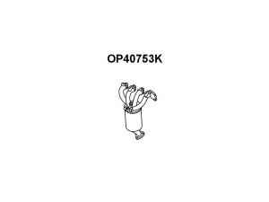 VENEPORTE OP40753K kolektoriaus katalizatorius