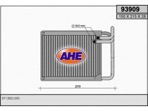 AHE 93909 šilumokaitis, salono šildymas 
 Šildymas / vėdinimas -> Šilumokaitis
971382L000