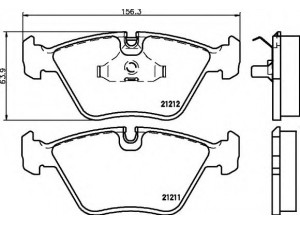 HELLA 8DB 355 008-081 stabdžių trinkelių rinkinys, diskinis stabdys 
 Techninės priežiūros dalys -> Papildomas remontas
447615115E, 447615116E, 447698151C