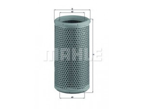 KNECHT LX 425 oro filtras 
 Filtrai -> Oro filtras
6000008185, 7701030196, 7701034934