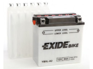 EXIDE YB9L-A2 starterio akumuliatorius; starterio akumuliatorius 
 Elektros įranga -> Akumuliatorius