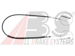 A.B.S. K12468 trosas, stovėjimo stabdys 
 Stabdžių sistema -> Valdymo svirtys/trosai
7700 732 031