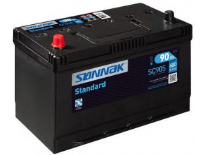 SONNAK SC905 starterio akumuliatorius; starterio akumuliatorius 
 Elektros įranga -> Akumuliatorius
87398SYNG5110/1, 01579A110K, 01579A110K