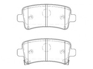 WAGNER WBP24421A stabdžių trinkelių rinkinys, diskinis stabdys 
 Techninės priežiūros dalys -> Papildomas remontas
13338368, 13343451, 1605104, 1605179