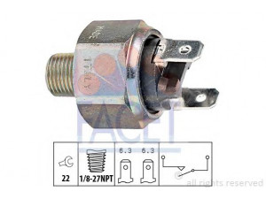 FACET 7.1101 stabdžių žibinto jungiklis 
 Stabdžių sistema -> Stabdžių žibinto jungiklis
105 00 45 200 00/00, 31331116, 4165210