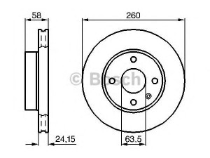 BOSCH 0 986 478 346 stabdžių diskas 
 Dviratė transporto priemonės -> Stabdžių sistema -> Stabdžių diskai / priedai
1629479, 1643706, 5022663, 6122827
