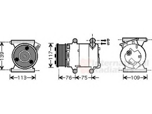 VAN WEZEL 0200K185 kompresorius, oro kondicionierius 
 Oro kondicionavimas -> Kompresorius/dalys
LR002649