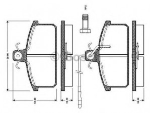 BOSCH 0 986 TB2 501 stabdžių trinkelių rinkinys, diskinis stabdys 
 Techninės priežiūros dalys -> Papildomas remontas
791235, 791906, 792552, 5892312