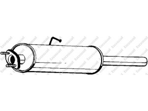 BOSAL 154-133 vidurinis duslintuvas 
 Išmetimo sistema -> Duslintuvas
1025266, 1026434, 1030964, 1031210