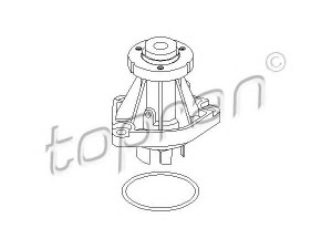TOPRAN 205 227 vandens siurblys 
 Aušinimo sistema -> Vandens siurblys/tarpiklis -> Vandens siurblys
13 34 059, 90444649