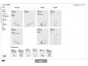 DINEX 147000009 išmetimo sistema 
 Išmetimo sistema -> Išmetimo sistema, visa