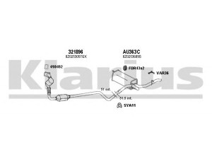 KLARIUS 940558U išmetimo sistema 
 Išmetimo sistema -> Išmetimo sistema, visa