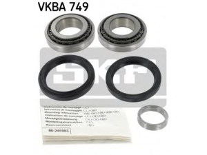 SKF VKBA 749 rato guolio komplektas 
 Ašies montavimas/vairavimo mechanizmas/ratai -> Rato stebulė/montavimas -> Rato guolis
GHB 143, GHK 1140