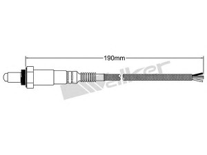 WALKER PRODUCTS 250-241100 lambda jutiklis 
 Išmetimo sistema -> Jutiklis/zondas
8200590431, 8200632571, 8200830903