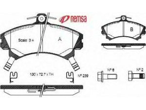 METZGER 0590.02 stabdžių trinkelių rinkinys, diskinis stabdys 
 Techninės priežiūros dalys -> Papildomas remontas
DBP511117, MR249241, MR407946, X3511007