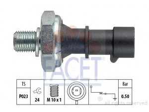 FACET 7.0141 alyvos slėgio jungiklis 
 Variklis -> Variklio elektra
55354325, 55354325, K68148354AA