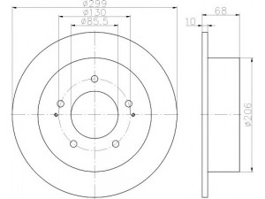 MINTEX MDC2212 stabdžių diskas 
 Stabdžių sistema -> Diskinis stabdys -> Stabdžių diskas
4840109000, 4840109001