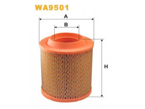 WIX FILTERS WA9501 oro filtras 
 Techninės priežiūros dalys -> Techninės priežiūros intervalai