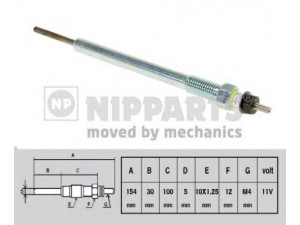 NIPPARTS J5710302 kaitinimo žvakė 
 Kibirkšties / kaitinamasis uždegimas -> Kaitinimo kaištis
36710-4A000, 36710-4A100, 36710-4A710