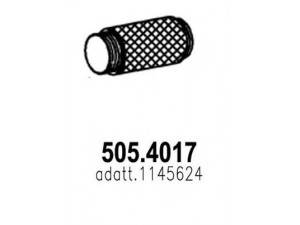 ASSO 505.4017 lanksti žarna, išmetimo sistema
1145624, 1150330, 1155077