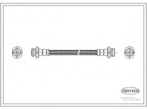 CORTECO 19035044 stabdžių žarnelė 
 Stabdžių sistema -> Stabdžių žarnelės
46204-89919, 46214-01A19, 46214-79919