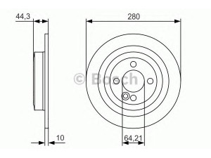 BOSCH 0 986 479 A08 stabdžių diskas 
 Stabdžių sistema -> Diskinis stabdys -> Stabdžių diskas
34 21 6 784 389, 34 21 6 784 389
