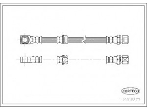 CORTECO 19018877 stabdžių žarnelė 
 Stabdžių sistema -> Stabdžių žarnelės
562349, 562351, 562353, 90251615