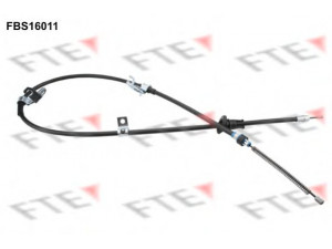 FTE FBS16011 trosas, stovėjimo stabdys 
 Stabdžių sistema -> Valdymo svirtys/trosai
MR955256, 454 420 00 85