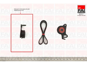 FAI AutoParts TBK202 paskirstymo diržo komplektas 
 Techninės priežiūros dalys -> Papildomas remontas