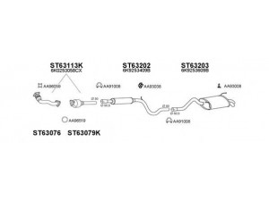 VENEPORTE 630101 išmetimo sistema 
 Išmetimo sistema -> Išmetimo sistema, visa