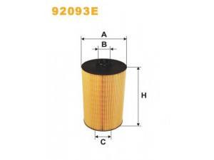 WIX FILTERS 92093E alyvos filtras