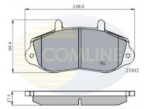 COMLINE CBP01021 stabdžių trinkelių rinkinys, diskinis stabdys 
 Techninės priežiūros dalys -> Papildomas remontas
1605979, 4404777, 4501150, 4507797