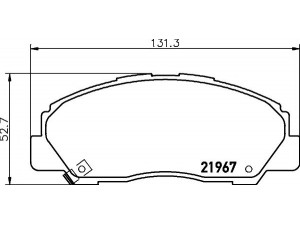 HELLA PAGID 8DB 355 016-841 stabdžių trinkelių rinkinys, diskinis stabdys 
 Techninės priežiūros dalys -> Papildomas remontas
0449187611, 0449187612, 0449187612000