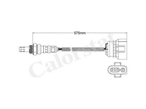 CALORSTAT by Vernet LS140013 lambda jutiklis 
 Variklis -> Variklio elektra
030906265AD, 030906265BH, 030906265BJ