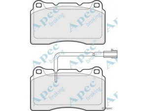 APEC braking PAD1747 stabdžių trinkelių rinkinys, diskinis stabdys 
 Techninės priežiūros dalys -> Papildomas remontas
77364516