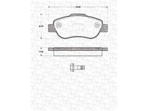 MAGNETI MARELLI 363702161409 stabdžių trinkelių rinkinys, diskinis stabdys 
 Techninės priežiūros dalys -> Papildomas remontas
77362689, 77362691