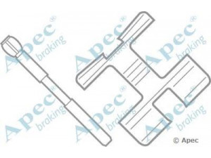 APEC braking KIT214 priedų komplektas, stabdžių trinkelė 
 Stabdžių sistema -> Būgninis stabdys -> Dalys/priedai
