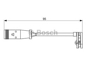 BOSCH 1 987 473 036 įspėjimo kontaktas, stabdžių trinkelių susidėvėjimas 
 Stabdžių sistema -> Susidėvėjimo indikatorius, stabdžių trinkelės
639 540 14 17, 639 540 15 17, A 639 540 14 17