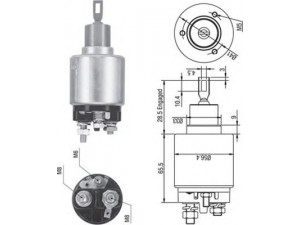 MAGNETI MARELLI 940113050271 solenoidinis jungiklis, starteris